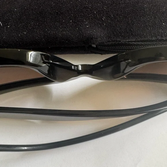 Celine New Audrey CL 41805/S Sunglasses Black/Brown Gradient Lenses - Picture 10 of 12